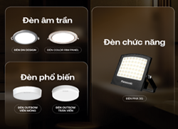 Panasonic - Đèn âm trần, Đèn chức năng, Đèn phổ biến